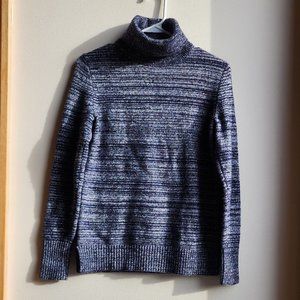 J. Crew Mercantile Navy Striped Turtleneck Sweater Size XS
